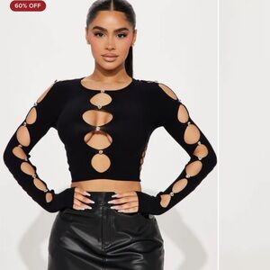 Fashion nova Seamless Cut Out Top